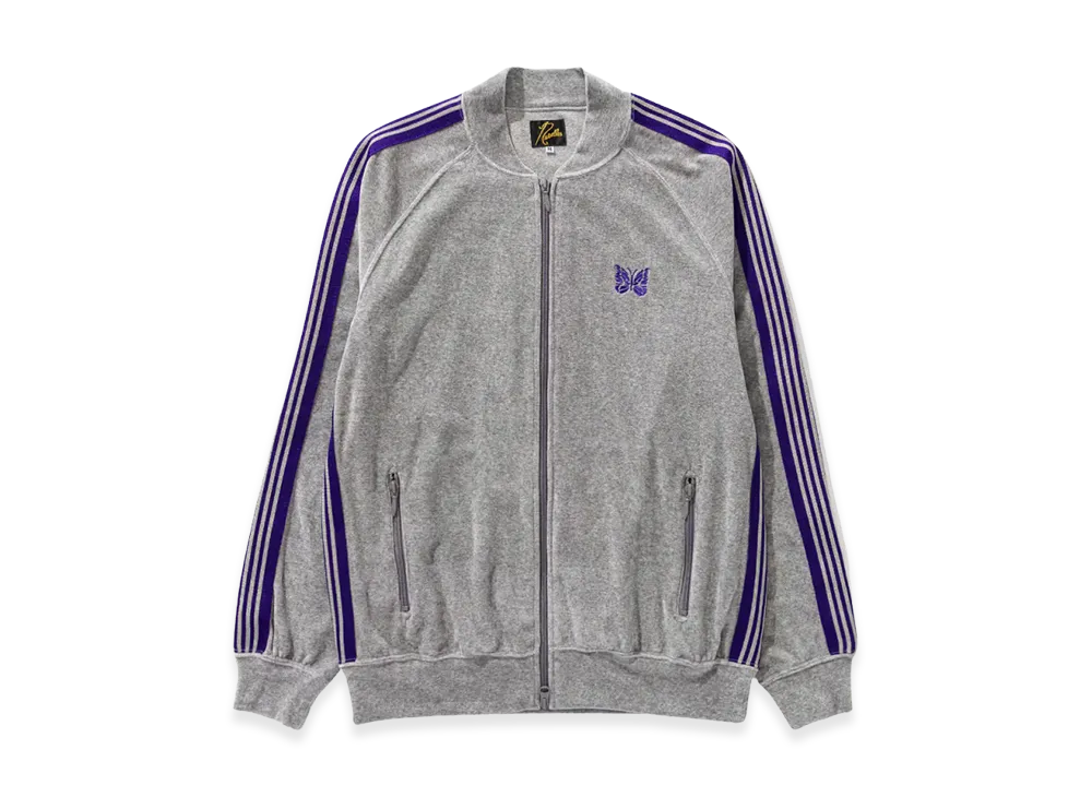 NEEDLES R.C. Track Jacket Velour "Grey"