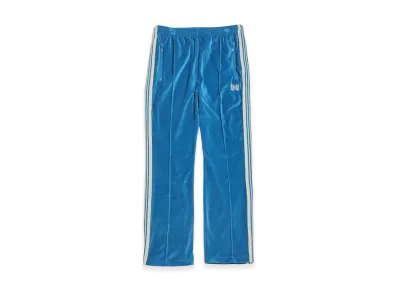 NEEDLES Narrow Track Pants Velour "Blue"