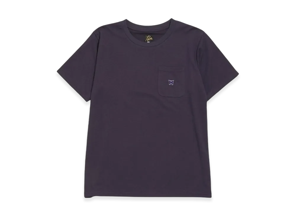 NEEDLES Logo S/S Crewneck T-Shirt "Eggplant"