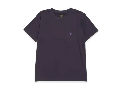 NEEDLES Logo S/S Crewneck T-Shirt "Eggplant"