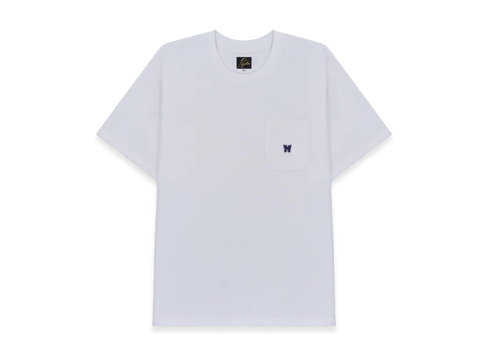 NEEDLES Logo S/S Crewneck T-Shirt "White"