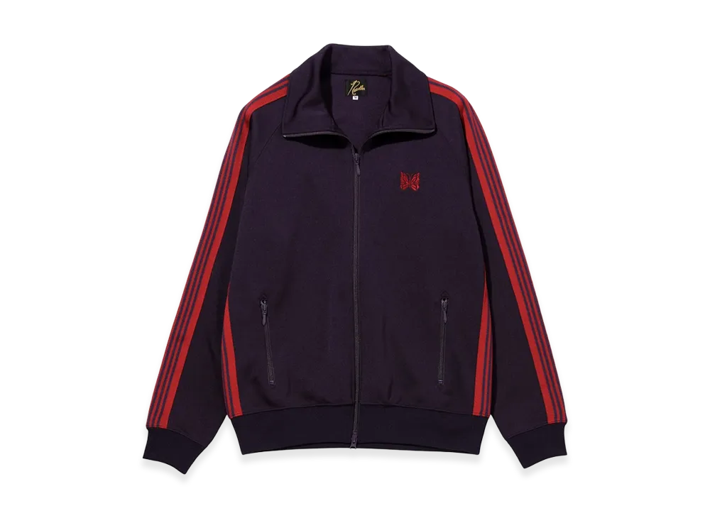 NEEDLES Track Jacket Poly Smooth "Dark Purple"