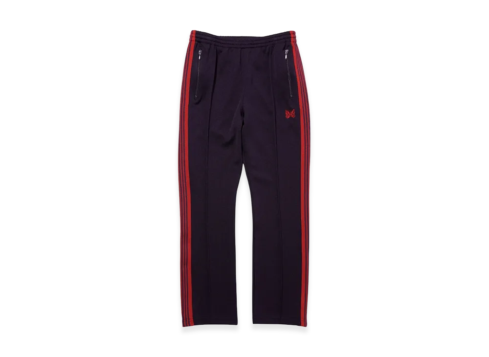 NEEDLES Narrow Track Pants Poly Smooth "Dk.Purple"