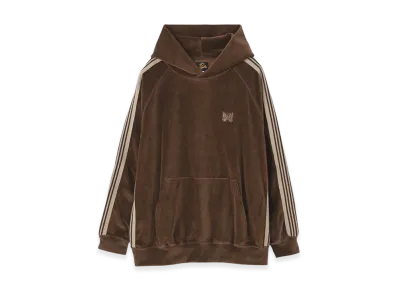 NEEDLES Track Hoodie Velour "Brown"