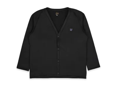 NEEDLES PE/C Lined Fleece V-Neck Cardigan "Black"