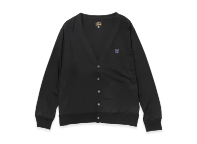 NEEDLES V-Neck Wool Cardigan "Black"