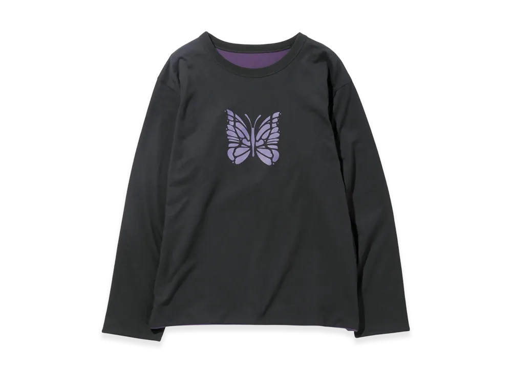 NEEDLES Reversible LS T-Shirt "Black"