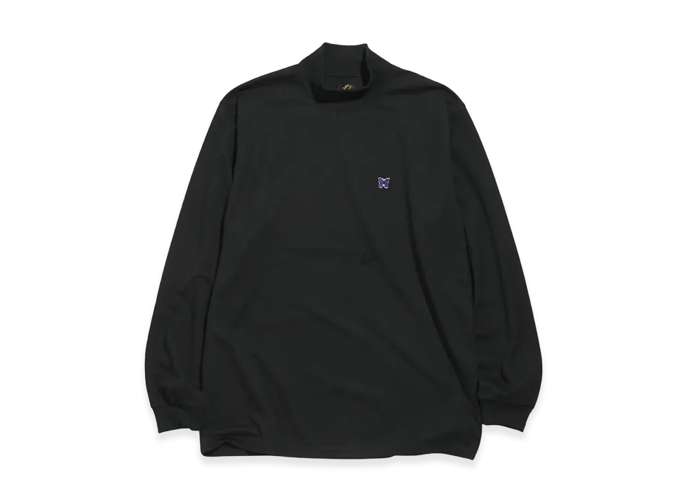 NEEDLES Mockneck LS T-Shirt "Black"
