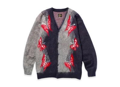 NEEDLES Mohair Papillon Cardigan "Grey"
