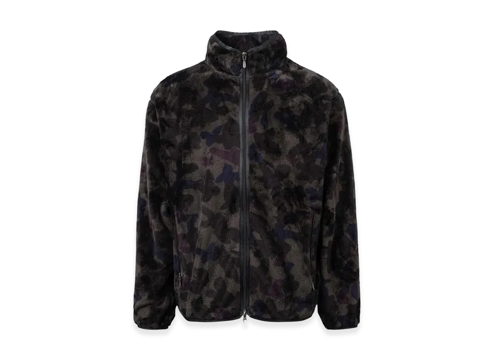 NEEDLES W.U. Papillon Camo Micro Fur Piping Jacket "Charcoal"