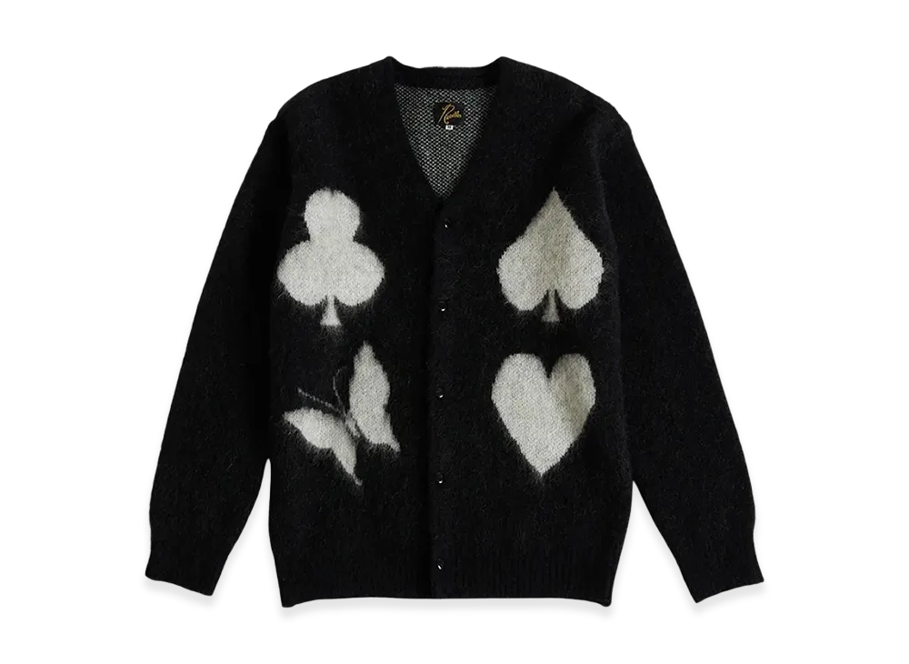 NEEDLES x END. Mohair Blackjack Cardigan "Black"