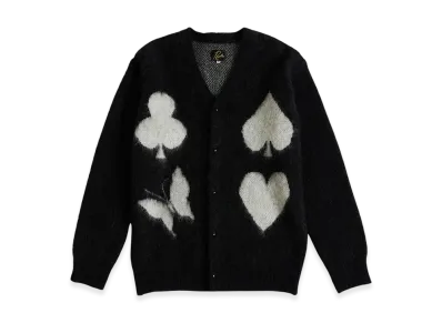 NEEDLES x END. Mohair Blackjack Cardigan "Black"