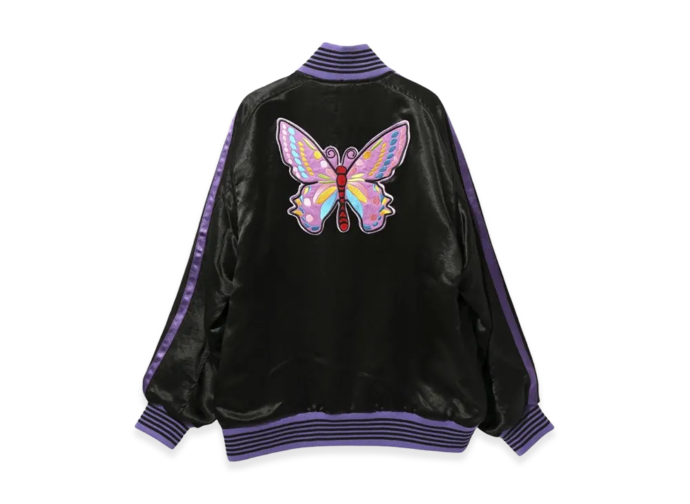 NEEDLES Acetate Sateen Award Jacket "Black"