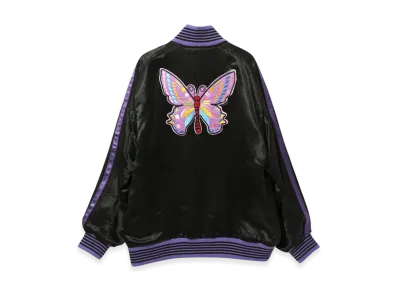 NEEDLES Acetate Sateen Award Jacket "Black"