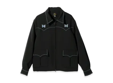 NEEDLES PE/PU Double Cloth Western Sport Jacket "Black"