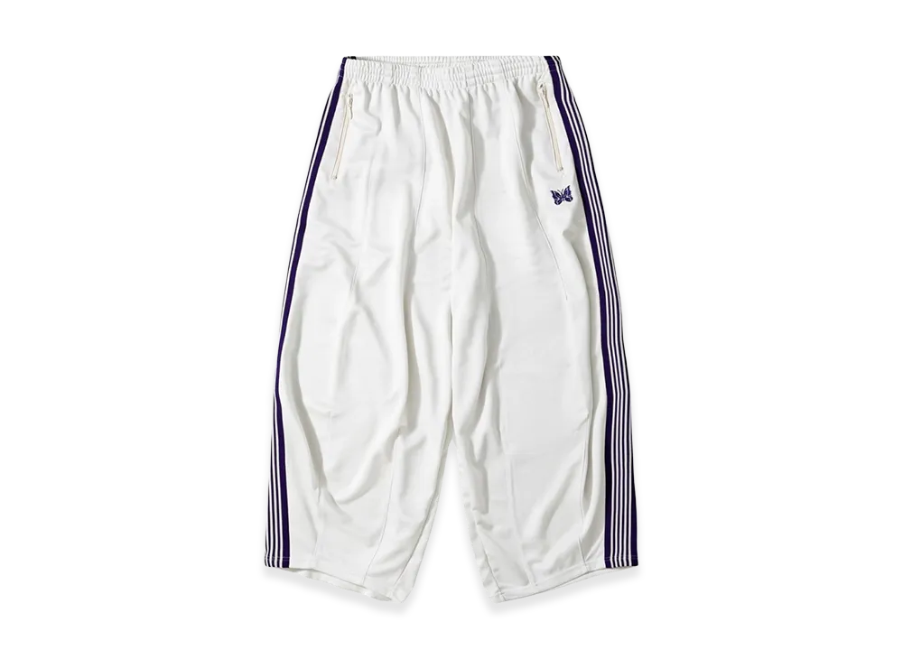 NEEDLES H.D. Track Pants Poly Smooth "Ice White"