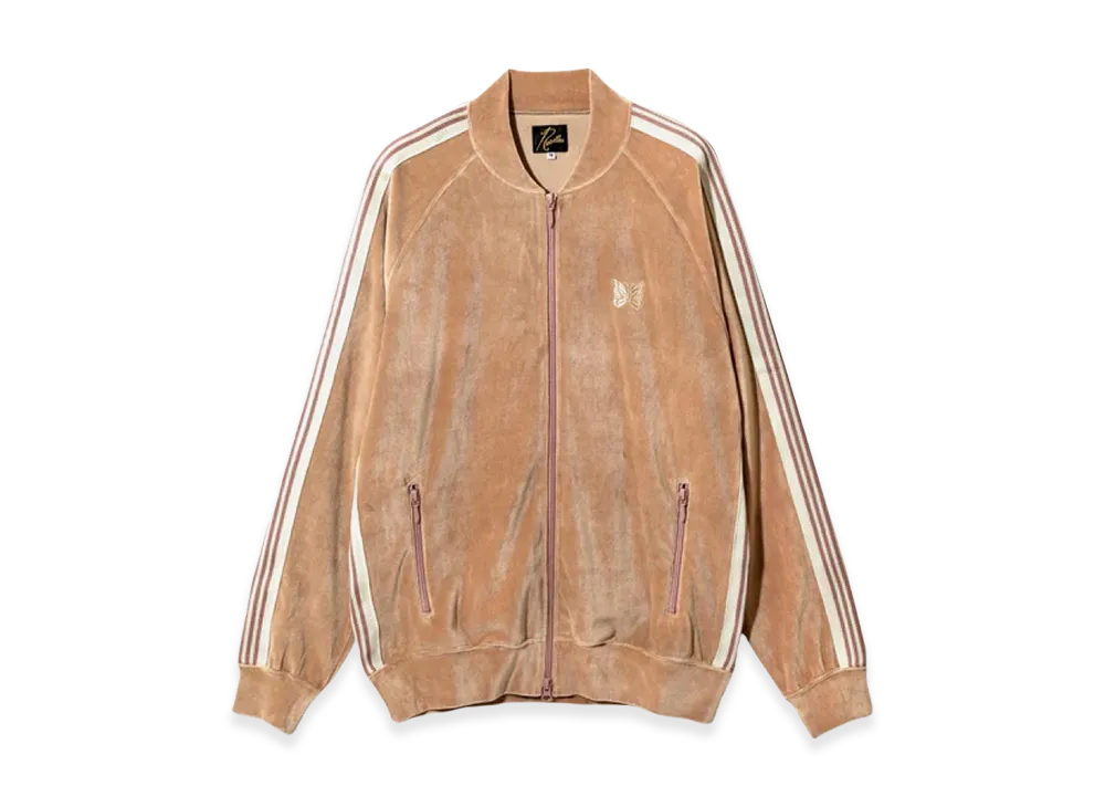 ニードルズ R.C. トラックジャケット ベロア "オールドローズ"