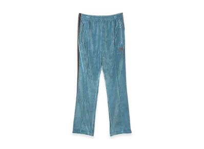 NEEDLES Narrow Track Pants Velour "Blue"