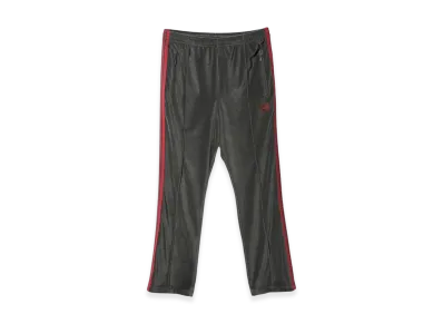 NEEDLES Narrow Track Pants Velour "Charcoal"
