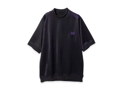NEEDLES S/S Mock Neck T-Shirt "Eggplant"