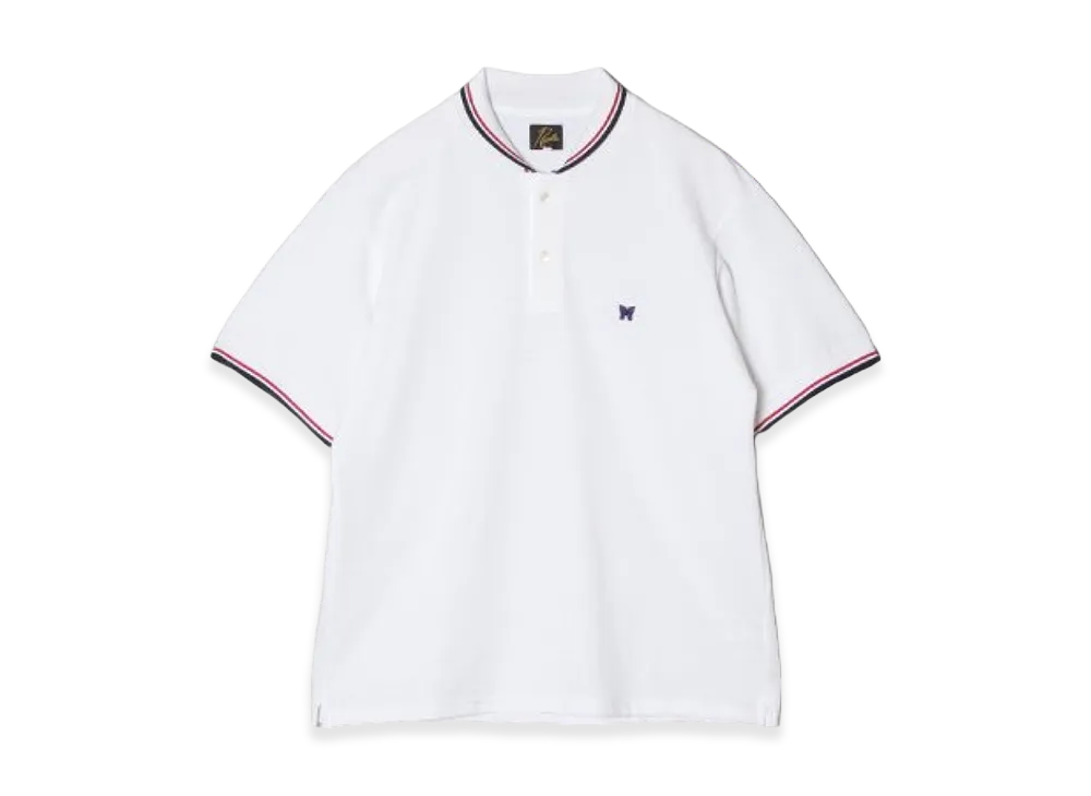NEEDLES Shawl Collar Polo Shirt "White"