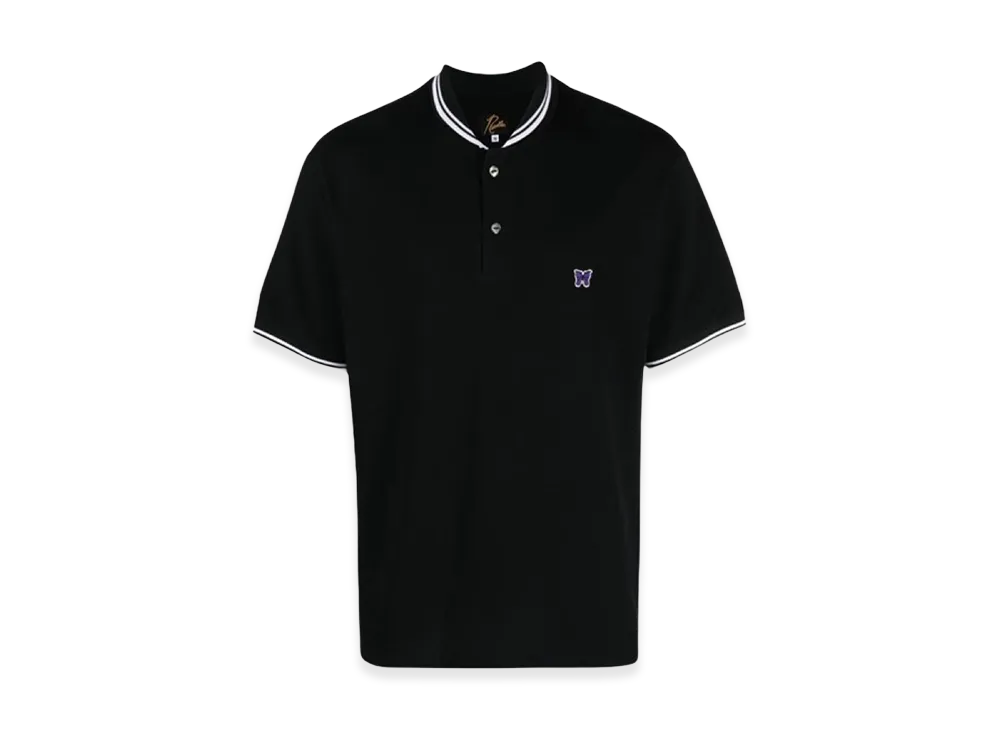 NEEDLES Shawl Collar Polo Shirt "Black"