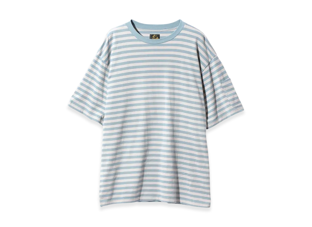 NEEDLES S/S Crewneck T-Shirt "Blue Grey"