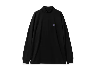 NEEDLES L/S Mock Neck T-Shirt Poly Jersey "Black"