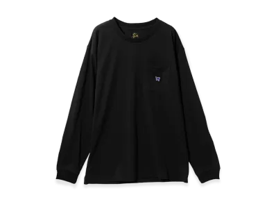 NEEDLES L/S Crew Neck T-Shirt Poly Jersey "Black"