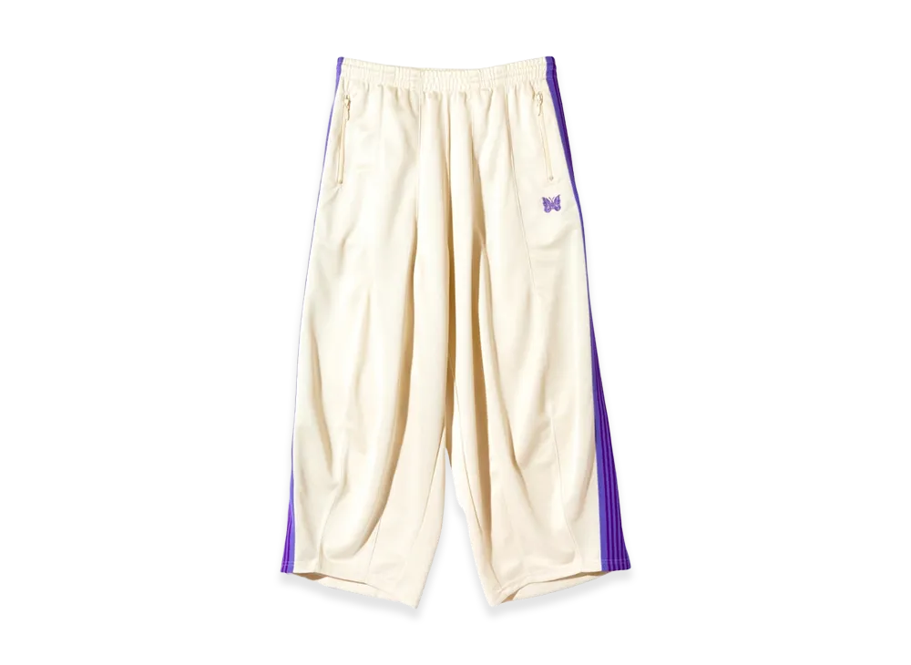 NEEDLES H.D. Track Pants Poly Smooth "IvoryPurple"