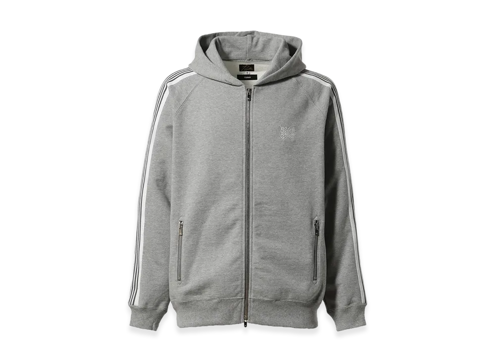 NEEDLES x Nubian Zipped Cotton Jersey Track Hoody - Nubian Exclusive "Grey"