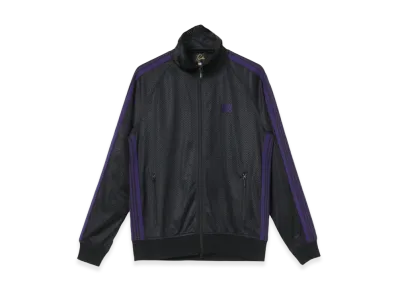 NEEDLES x Urban Research Track Jacket Poly Mesh "BlackPurple"