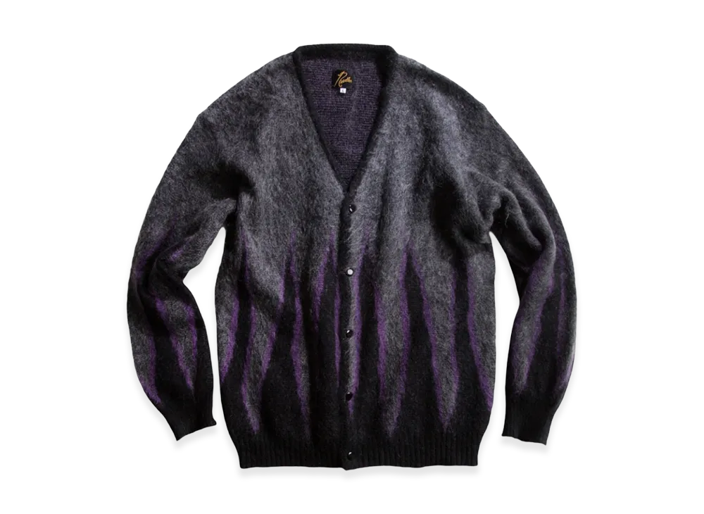 NEEDLES Mohair Cardigan Flame - Sculpstore Exclusive "Black"