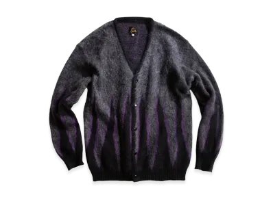 NEEDLES Mohair Cardigan Flame - Sculpstore Exclusive "Black"