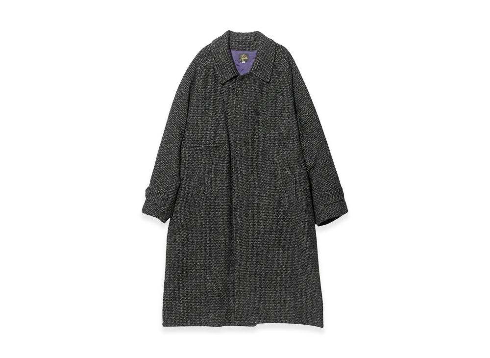 NEEDLES Balcollar Coat W/PE/R/N Tweed "Plaid"