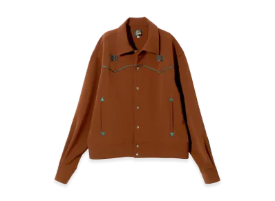NEEDLES Piping Cowboy Jacket Double Cloth "Brown"