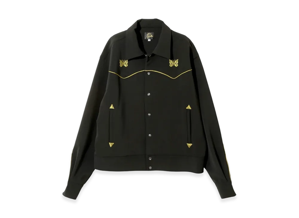 ニードルズ パイピングカウボーイジャケット ダブルクロス "ブラック"