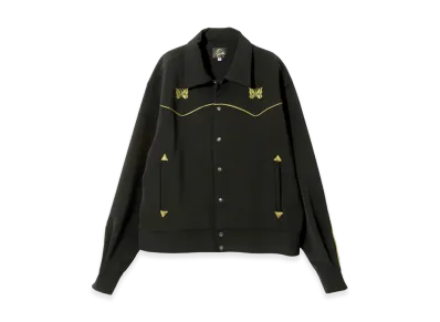NEEDLES Piping Cowboy Jacket Double Cloth "Black"