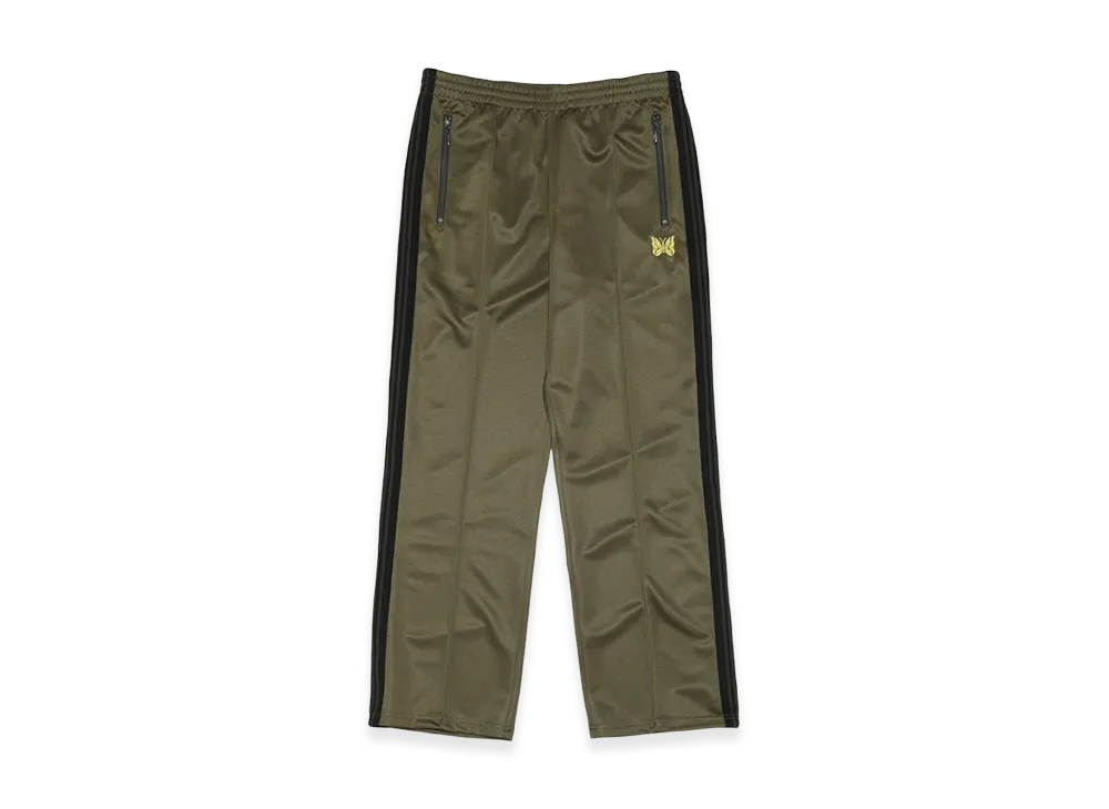 NEEDLES x Loftman Exclusive Track Pants Poly Smooth "OliveBlack"