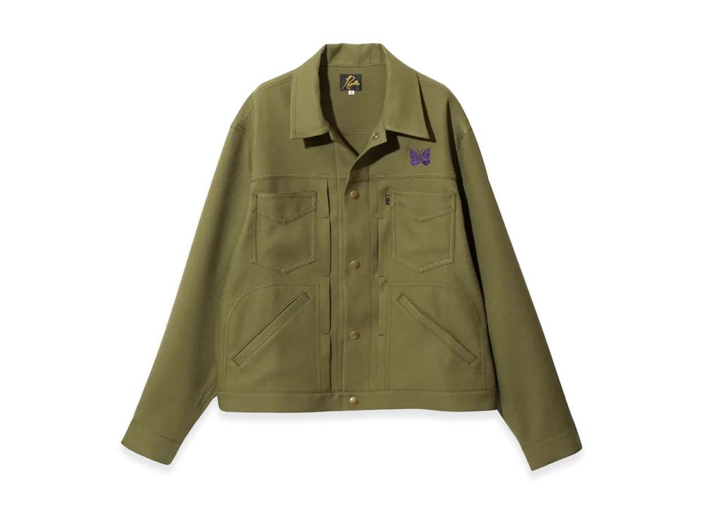 NEEDLES Penny Jean Jacket "Olive"