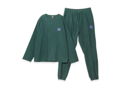 NEEDLES Pajama Set Cotton Flannel "Green"