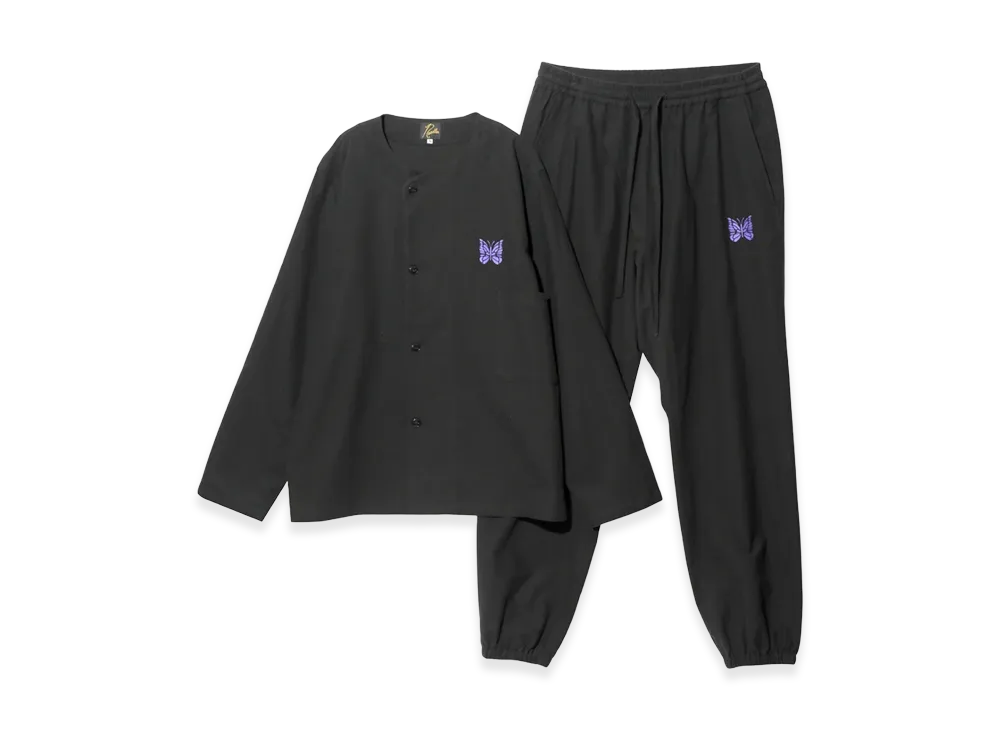 NEEDLES Pajama Set Cotton Flannel "Black"