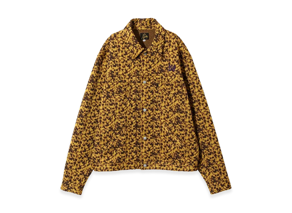 NEEDLES Penny Jean Jacket Poly Jacquard "Amber"