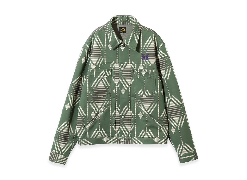 NEEDLES Penny Jean Jacket Poly Jacquard "Native"