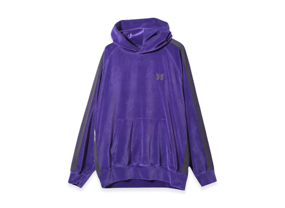 NEEDLES Track Hoodie C/PE Velour "Purple"