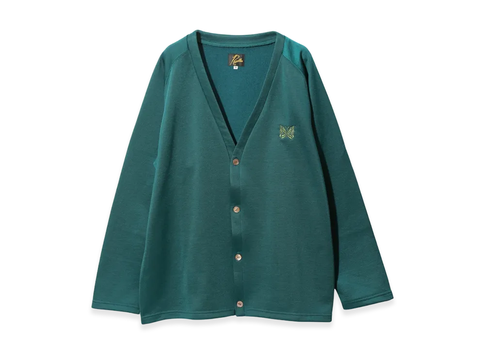 NEEDLES V-Neck Cardigan C/PE Bright Jersey "Green"