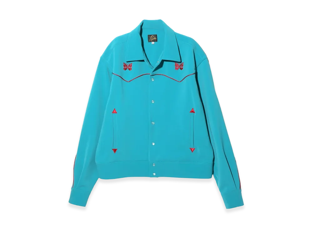 NEEDLES PE/PU Double Cloth Piping Cowboy Jacket "Turquoise"