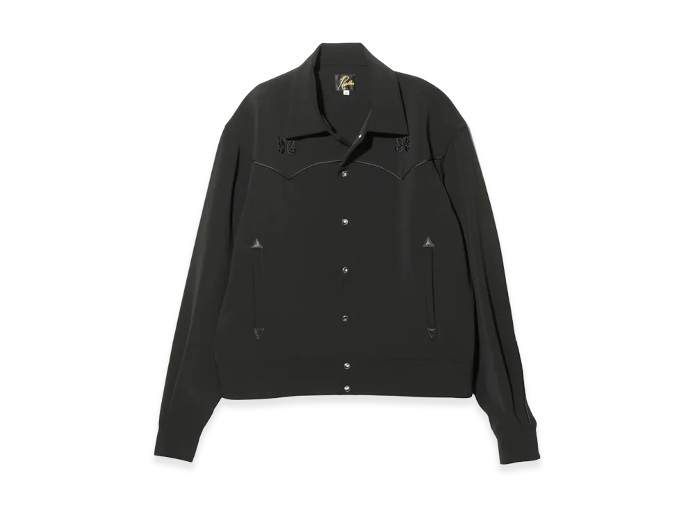 NEEDLES PE/PU Double Cloth Piping Cowboy Jacket "Black"