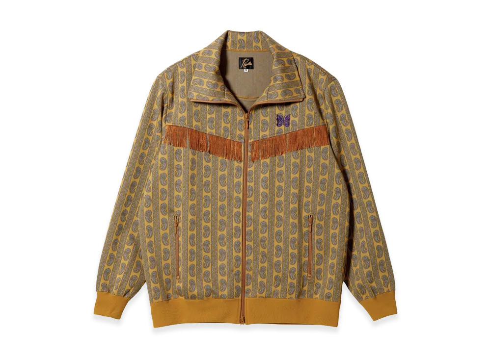 NEEDLES Fringe Track Jacket Poly JQ "Yellow"