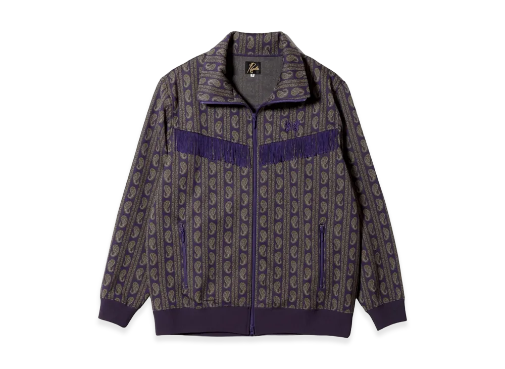 NEEDLES Fringe Track Jacket Poly JQ "Purple"